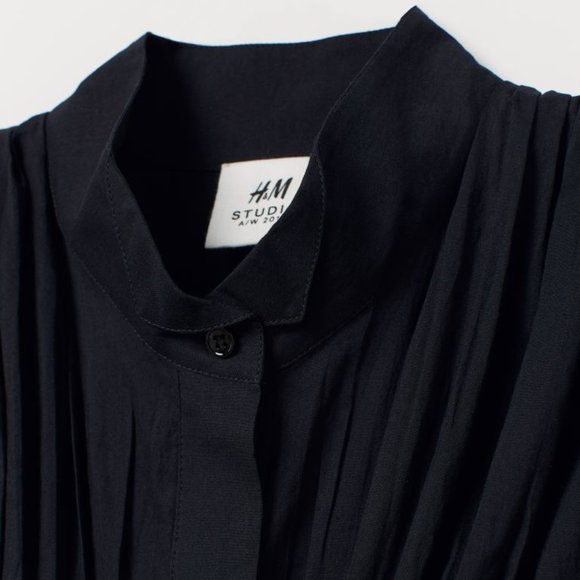 H&M Studio Collection Puff-sleeved cotton blouse 4 - Picture 3 of 3